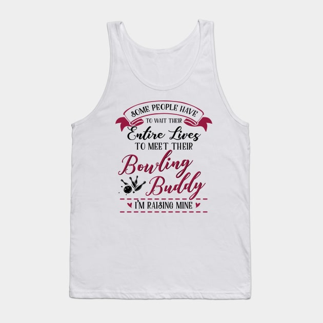 Mom Daughter Matching Bowling Shirts Tank Top by KsuAnn